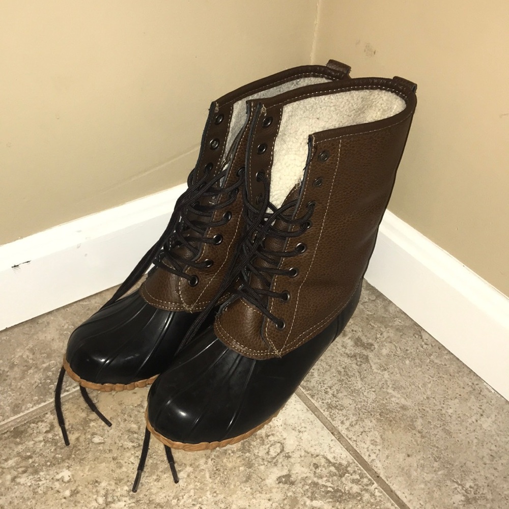 Brown&Black Winter Boots